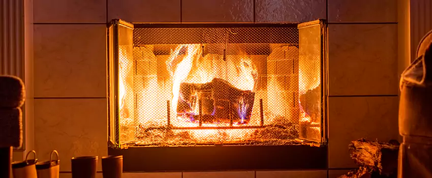 Mendota Hearth Landscape Fireplace Installation in Massillon, Ohio