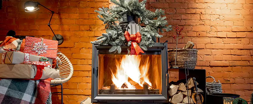 Travis Industries Linear Gas Fireplace Installation in Massillon, Ohio