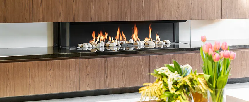 Double-height Fireplace Design Refurbishment in Massillon, Ohio