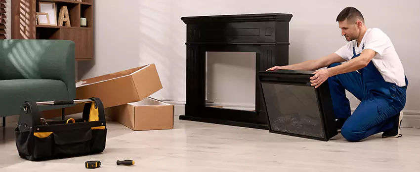 Old Rusted Metal Fireplace Repair And Replacement in Massillon, OH