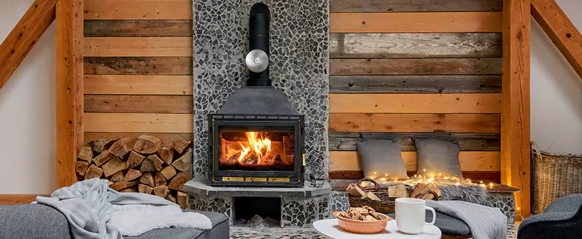 Thelin Hearth Products Direct Vent Gas Stove Fireplace Inspection in Massillon, Ohio